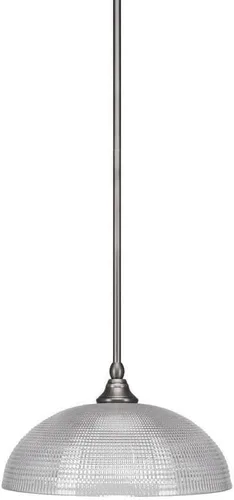 Miniatura 154 de Toltec Lighting Tallo Colgado Mini colgante, acabado de cobre negro, 3.5" cuadrado humo burbuja vidrio