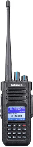 Radioaficionado HD1, radio profesional de doble banda DMR/analógica bidireccional – Walkie Talkie impermeable IP67 con 3200mAh USB-C, llamada