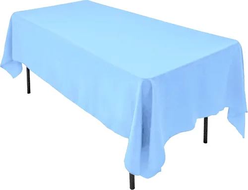Miniatura 23 de AK TRADING CO. Mantel rectangular de poliéster de 60 x 102 pulgadas, fabricado en Estados Unidos, resistente a las arrugas, ignífugo, duradero
