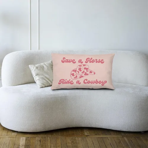 Miniatura 2 de Fundas de almohada de vaquera occidental, fundas de almohada de 12 x 20 pulgadas, divertidas fundas de almohada de vaquera para sofá, fundas
