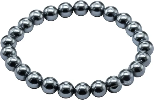 Miniatura 717 de Amazing Gemstone Pulsera de cristal para mujeres y hombres, pulsera de cristal curativo de protección, pulsera elástica con cuentas de piedras