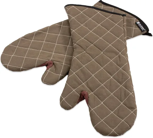 Miniatura 11 de San Jamar Manopla de horno Bestguard con Webguard Plus reforzado, algodón, 17 pulgadas, negro