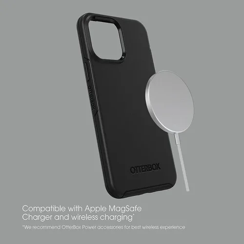 Miniatura 5 de OtterBox Symmetry Series - Funda para iPhone 13 Pro Max y iPhone 12 Pro Max (solamente), embalaje no minorista, color negro