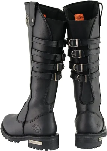 Miniatura 5 de Milwaukee Leather Botas de Motociclista de Cuero para Mujer de Rodilla a Altura de la Pierna Colección Premium MBL