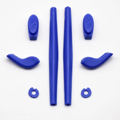 Miniatura 4 de Imytpft WhiteDark Blue CompatibleReplacement Silicone Leg Set For Oakleys Juliet Sunglasses Rubber Kit