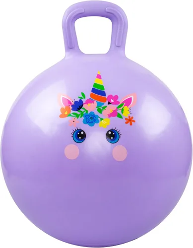 Miniatura 12 de PlayZap Pelotas Saltarinas para Niños de 3-8 Años, Pelota Rebotante de 18 Pulgadas con Asa, Saltarina Inflable de 18", Juguetes de Salto de 45cm