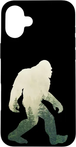 Miniatura 23 de iPhone 12 Pro Max Bigfoot figura Sasquatch Yeti Nature doble caso de exposición