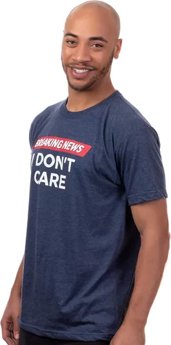 Miniatura 3 de Noticias de última hora I Don't Care Camiseta gráfica divertida de humor sarcástico de broma sarcástica para hombres y mujeres