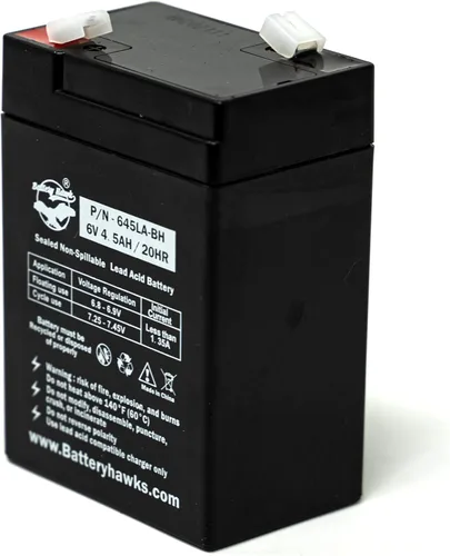 Miniatura 6 de Paquete de 2 baterías selladas de plomo ácido UB645 ELB-0604 ELB0604 6V4.5AH para señal de salida, luz de emergencia SLA0905 AH 4.0 AMP hora 120255