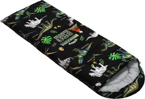 Miniatura 2 de BailiPromise Saco de dormir para camping, 3 estaciones, clima cálido y fresco, ligero, saco de dormir impermeable para adultos y niños, viajes y al