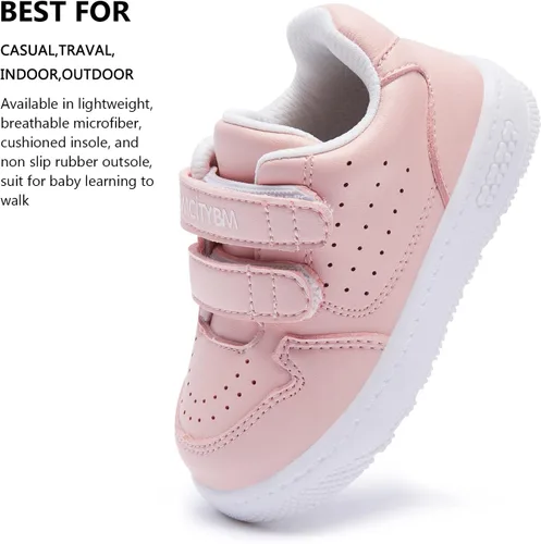 Miniatura 77 de BMCiTYBM Zapatos de bebé para niños y niñas, zapatos para caminar para niños pequeños, zapatos ligeros antideslizantes para 6, 9, 12, 18, 24 meses