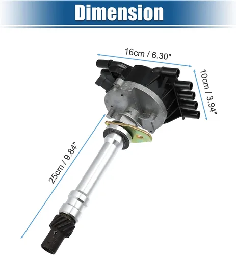Miniatura 7 de X AUTOHAUX Distribuidor de encendido sustituye a 12570425 93441558 94672691 1104051 1104058 para GMC Savana Suburban 1996-2002 para Cadillac