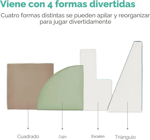 Miniatura 6 de Best Choice Products 4 piezas de bloques de espuma suave para niños para escalar y gatear, estructuras de juego para el desarrollo infantil, 4
