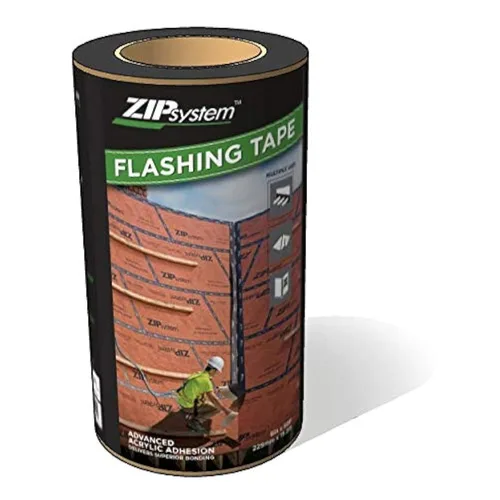 Miniatura 10 de ZIP System Huber Cinta de impermeabilización 6 pulgadas x 75 pies Cinta autoadhesiva para aberturas ásperas de puertas y ventanas (6" x 75')