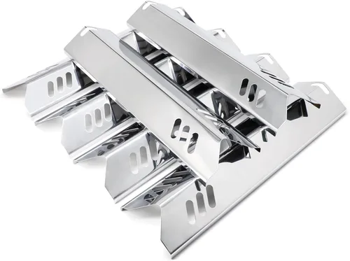 Miniatura 12 de Protectores térmicos de repuesto para parrilla de 15 pulgadas Dyna-Glo DGF493BNP, DGF510SBP, juego de 4 placas térmicas para parrilla de patio 4pcs