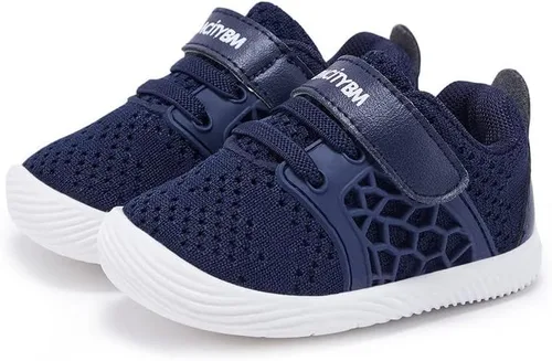 Miniatura 2 de BMCiTYBM Zapatos para caminar de malla transpirable para bebés, niños y niñas, ligeros, antideslizantes, para primeros pasos, 6, 9, 12, 18, 24 meses