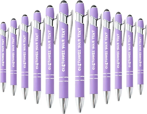 Miniatura 227 de AIFLM Bolígrafos personalizados con nombre a granel hasta 500 unidades de bolígrafos grabados gratis con tu nombre y texto para negocios
