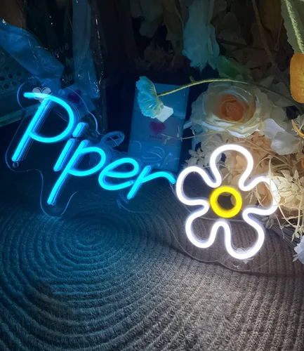 Miniatura 3 de Letrero LED grande personalizado para bodas, luces de neón personalizadas profesionales para pared, aplicables a bodas, salón de belleza, bar