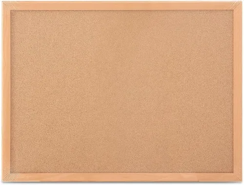 Miniatura 14 de Staples Tablón de anuncios de corcho con marco negro, 2 x 1.5 pies, compacto montado en la pared, tablón de anuncios para oficina en casa y aula