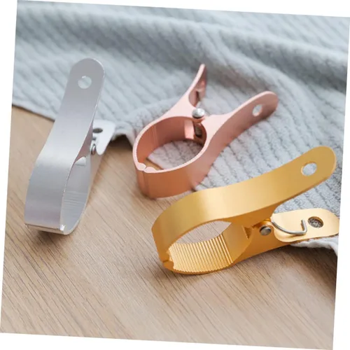 Miniatura 4 de Clips de secado de ropa, abrazaderas de toalla de playa, clip de metal para colcha, pasadores de ropa de metal, clips de utilidad, silla de playa