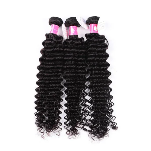 Miniatura 9 de 7A virgen brasileño paquetes de cabello humano ondulado #1B negro natural 10.58 oz/lote 8 pulgadas corto sin procesar Remy cabello humano teje
