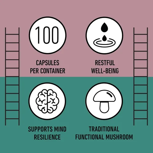 Miniatura 8 de Complete Natural Products Cápsulas orgánicas de hongos Reishi, 250 mg, 100 unidades Extracto corporal fructífero A base de plantas Soporte