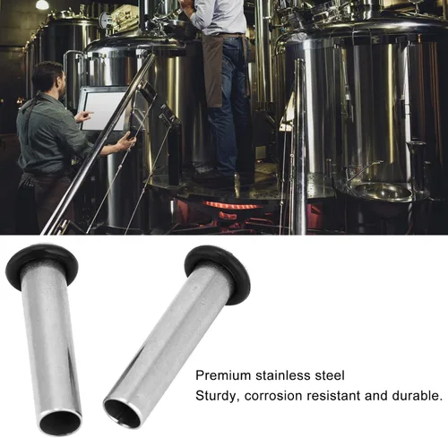 Miniatura 4 de Kit de tubo de inmersión de gas en tubo de 2 piezas, tubo de inmersión de gas de acero inoxidable en tubo de inmersión con goma a prueba de fugas