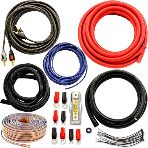 Miniatura 10 de Car Audio 1/0 calibre flexible cable y cable completo amplificador instalar kit de amplificador de cableado