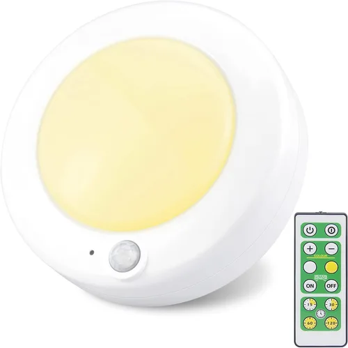 Miniatura 17 de BIGMONAT: lámpara LED de techo inalámbrica, luz de ducha RGB accionada a pilas con control remoto y temporizador, cambio de color, regulable