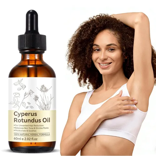 Miniatura 9 de Cyperus Rotundus Oil Hair Inhibitor Serum 2Pcs, Natural Painless Hair Removal for Women & Men, Slow Body & Facial Hair Regrowth, Moisturize Soothe