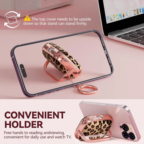 Miniatura 6 de Inesore Funda para AirPods Pro 3 2025 con cerradura, funda transparente floral para mujeres, compatible con Apple Airpods Pro de 3ª