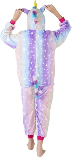 Miniatura 35 de Mameluco de unicornio para pijamas de animales, cosplay, disfraz unisex de Halloween