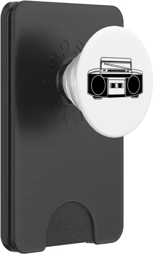 Miniatura 8 de Retro Boombox Print PopSockets Adhesive PopGrip