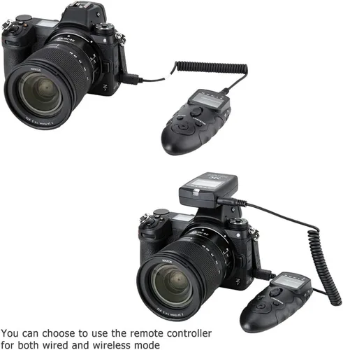 Miniatura 6 de JJC Temporizador de intervalómetro inalámbrico, control remoto, liberación del obturador para Nikon D750 D780 Z7II Z7 Z6III II Z6 Z5 D7500 D7200