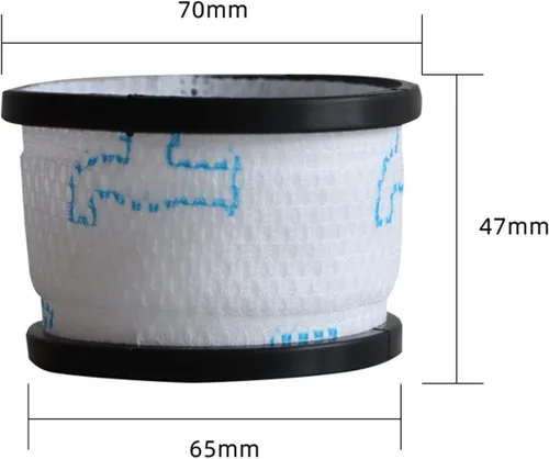 Miniatura 6 de 4 filtros de repuesto para aspiradora INSE S600 S6P S6, cartuchos de filtro reutilizables lavables, filtros de malla de absorción fuerte, accesorios