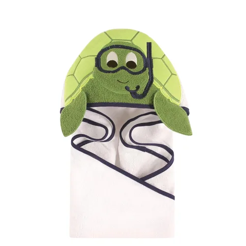 Miniatura 112 de Hudson Baby Toalla unisex de algodón con capucha con cara de animal para bebé, abeja amarilla, talla única Amarillo Bee