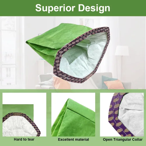 Miniatura 5 de Paquete de 30 bolsas de microfiltro 107666 compatibles con aspiradora ProTeam GoFit 3, mochila de 3 cuartos de galón