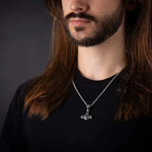Miniatura 95 de Baldur Jewelry - Collar de martillo Thors Mjölnir - Colgante de martillo de Thor nórdico vikingo joyería vikingo - Collar Thor - Regalos Thor