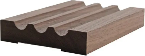 Miniatura 7 de EWCA46 Estriado 3-1/2" Ancho x 3/4" Carcasa Sin Terminar, Cereza, 42