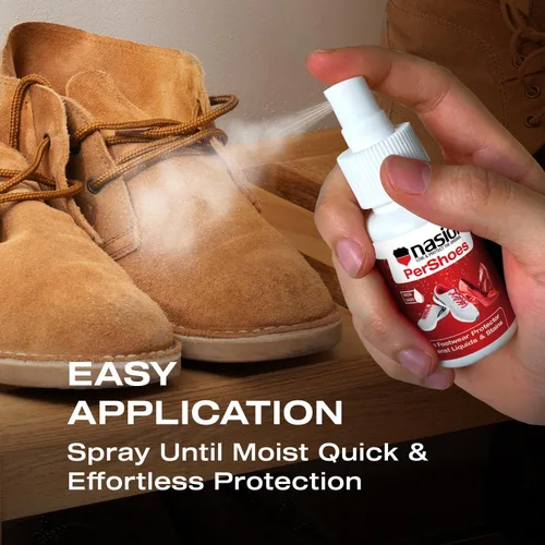 Miniatura 6 de Nasiol PerShoes Nano Shoe - Spray impermeabilizante para zapatos, revestimiento hidrofóbico y protector de calzado contra líquidos, lluvia