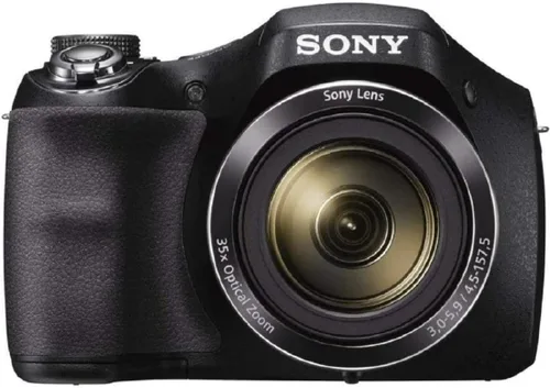Sony DSC-H300/BM, 20.1MP alto punto de zoom y cámara de disparo, zoom 35x, negra (reformada certificada)