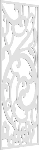 Miniatura 130 de Bridgewater - Paneles de pared decorativos de madera con calado, 9 3/8 pulgadas de ancho x 24 3/8 pulgadas de alto x 1/4 de alto, nogal