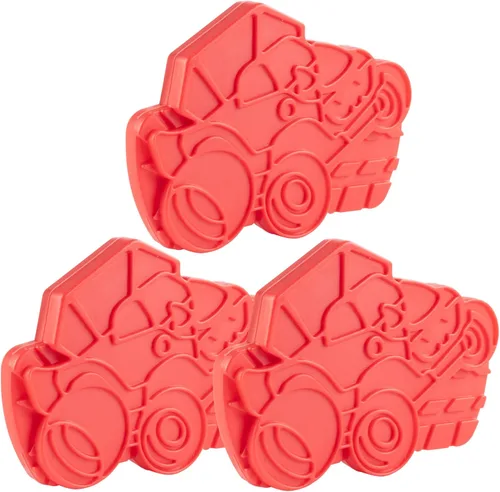 Miniatura 10 de Paquetes de hielo duros para niños (paquete de 3) paquetes de congeladores delgados y ligeros, reutilizables, enfriadores de larga duración Monster