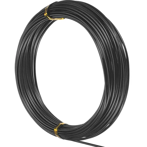 Miniatura 23 de TecUnite Alambre de aluminio para manualidades para esculpir armadura, alambre de aluminio plegable para joyería DIY (1 rollo, plateado, 10 m x 3 mm)