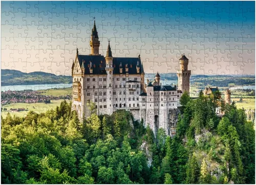 Miniatura 7 de MyPuzzle Neuschwanstein Castle Baviera Alemania - Rompecabezas prémium de 100 piezas para adultos