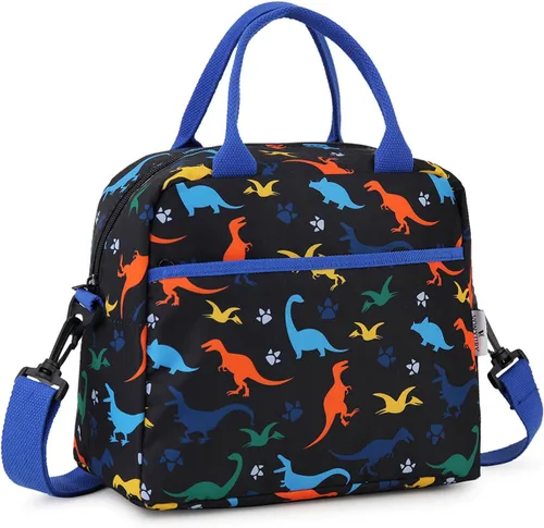 Miniatura 9 de VX VONXURY - Lonchera para mujeres y niñas, bolsa de almuerzo aislada, bonita bolsa de almuerzo con mariposa morada, contenedor de alimentos