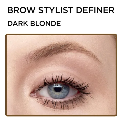 Miniatura 5 de L'Oreal Paris - Maquillaje para cejas Stylist Definer, Lápiz impermeable para cejas, Lápiz mecánico ultra fino, dibuja pequeños pelos de cejas