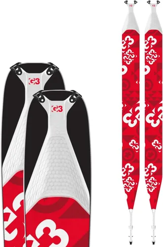 G3 GENUINE GUIDE GEAR Alpinist+ - Pieles universales para escalar, pieles de esquí de travesía de backcountry, agarre universal para todas las