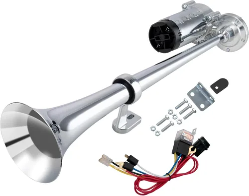 Bocinas de aire para camión, kit de bocina de tren súper fuerte para vehículo de 12V/camión semirremolque/auto/barco/Jeep/furgoneta/motocicleta/SUV,