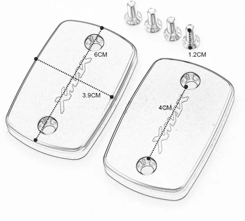 Miniatura 2 de Tapa protectora CNC aluminio motocicleta freno maestro cilindro tanque taza aceite taza accesorios modificados para Yamaha XMAX 250 300